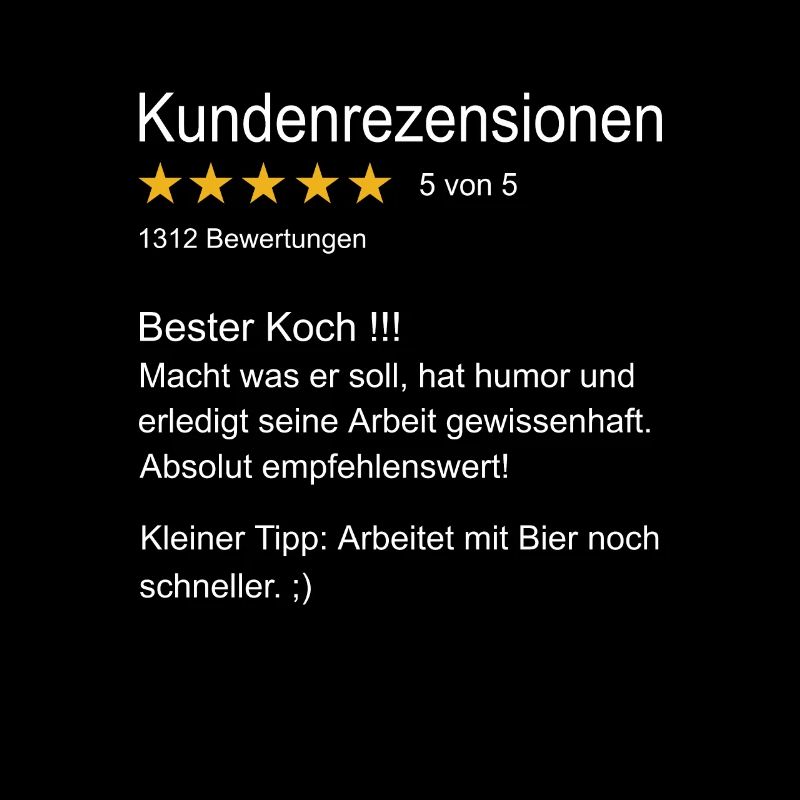 Koch Bester Koch Chefkoch Küchenchef