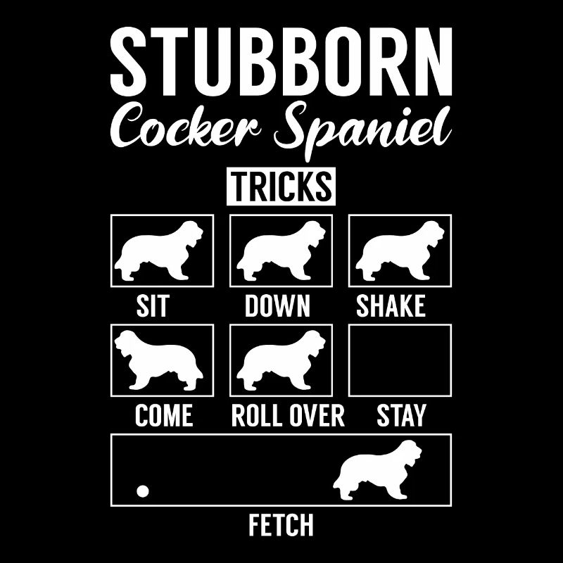 Cocker têtus Spaniel Ticks Propriétaire de chien