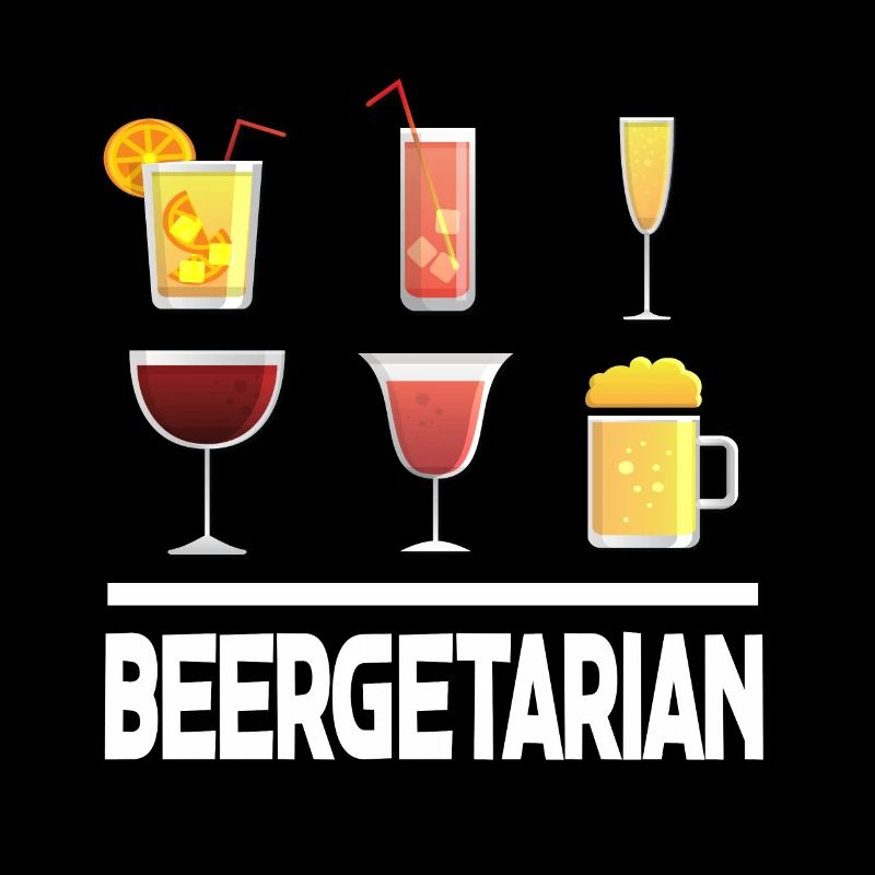 Beergetarian Graphic Homebrewing Winemaking Brewer