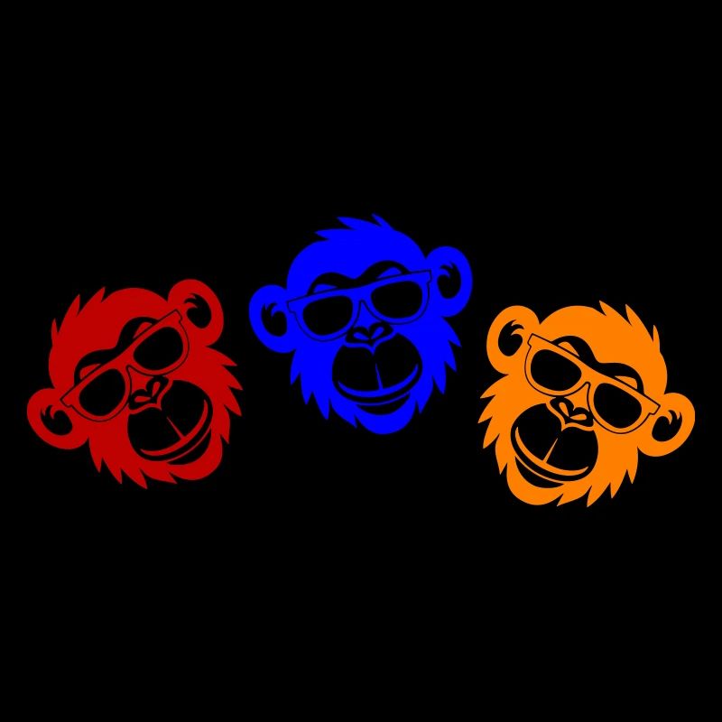 Monkey Head Funny Party Monkeys