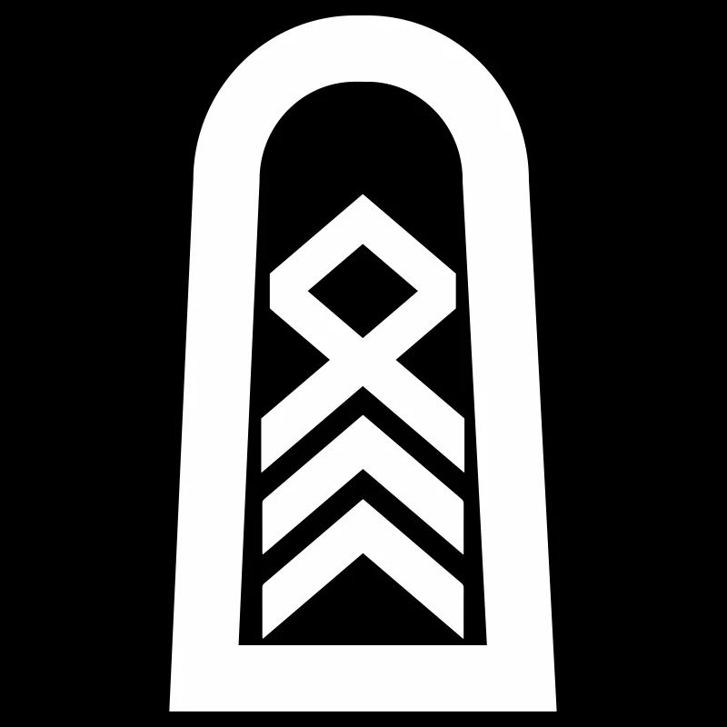 Oberstabsfeldwebel white