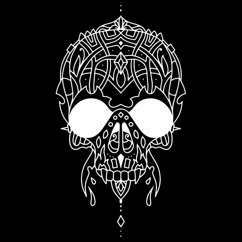 Mandala du crâne