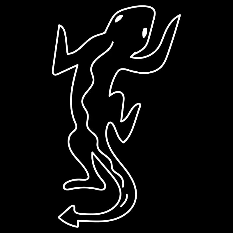 Dessin simple de gecko, de jolis lézards et