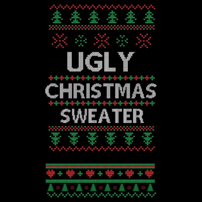 Design de Noël laid Pixel Art