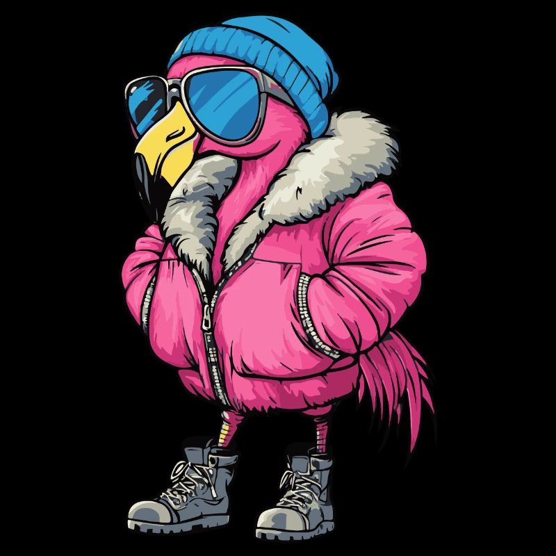 Flamingo Winter Comic