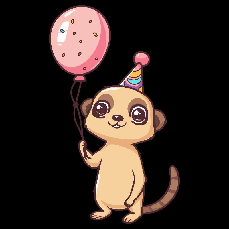 Erdmännchen Geburtstag Baby