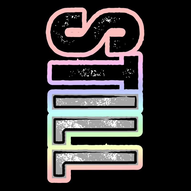 STILL ILL – pastel lettering with character