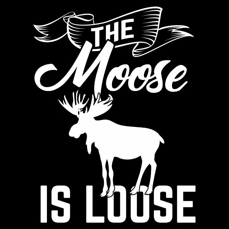 Elch ist lose Elch-Geist-Tiergeschenk-Idee