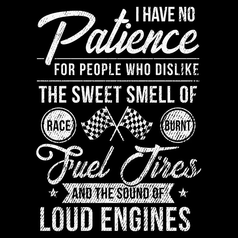 Drôle de drag racing pas de patience Course Carburant brûlé
