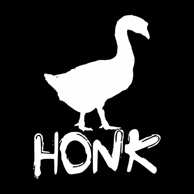 Funny Goose Design Quote Honk Goose Graphic