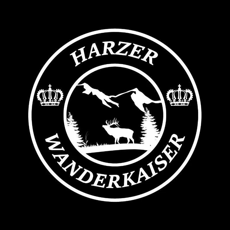 Harzer Wanderkaiser Geschenkidee Tshirt Wanderung