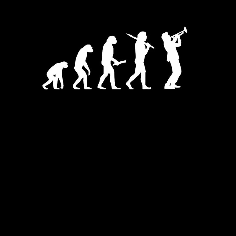 Evolution trumpet brass musician gift band