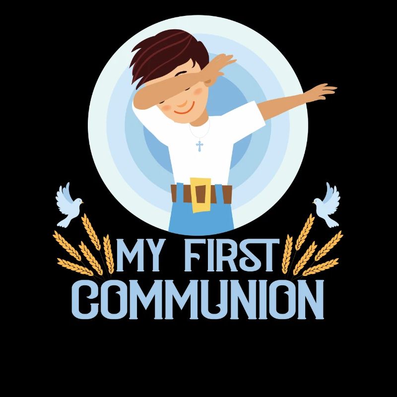 My First Holy Communion Dabbing Junge