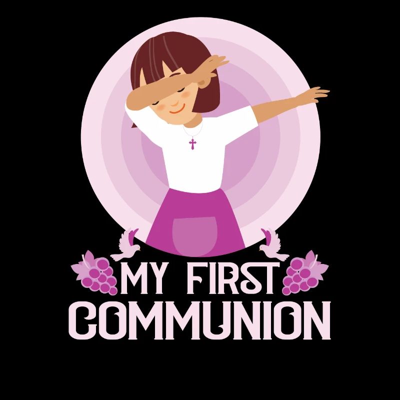 My First Holy Communion Dabbing Mädchen