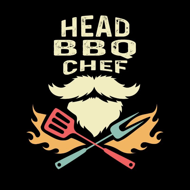 Kopf BBQ Chef Chefkoch Geschenk