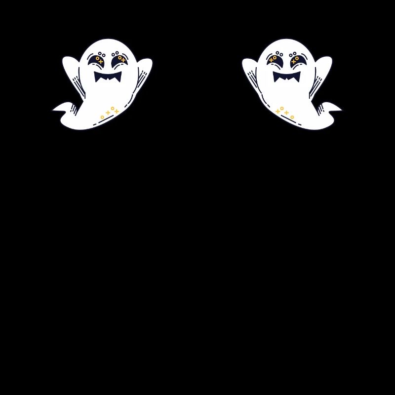Little Cute Ghosts Halloween Ghost Night