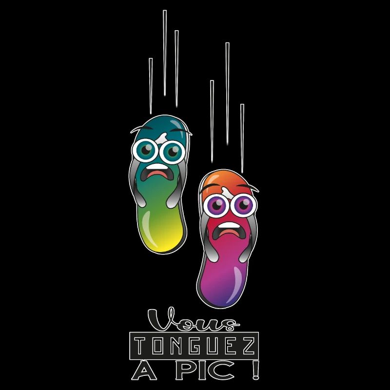 Vous tonguez à pic humour