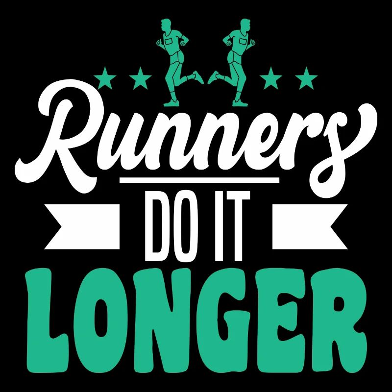 Marathon motif for runners & joggers