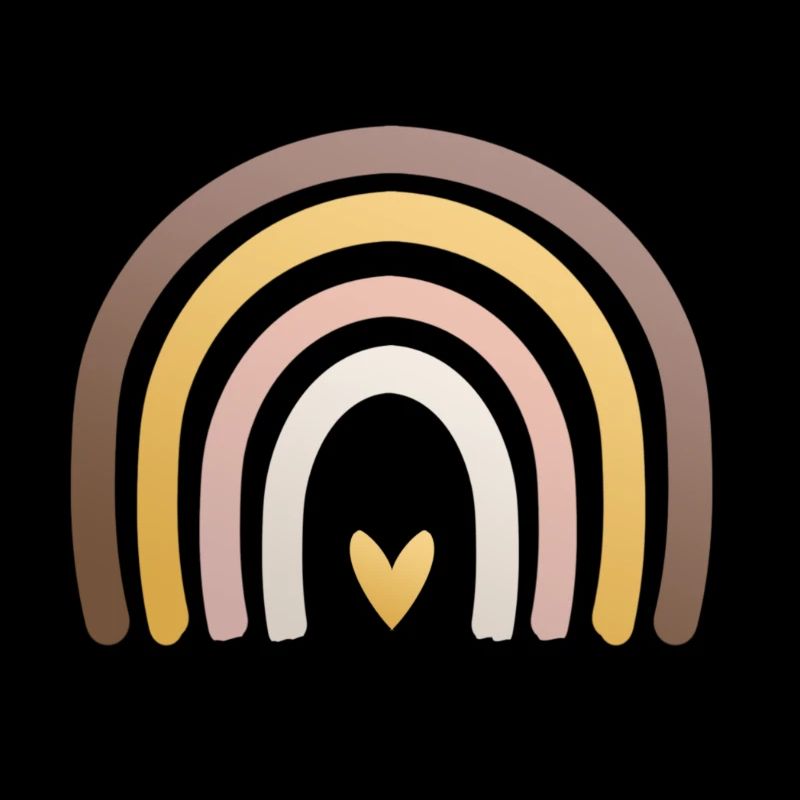 Regenbogen mit Herz