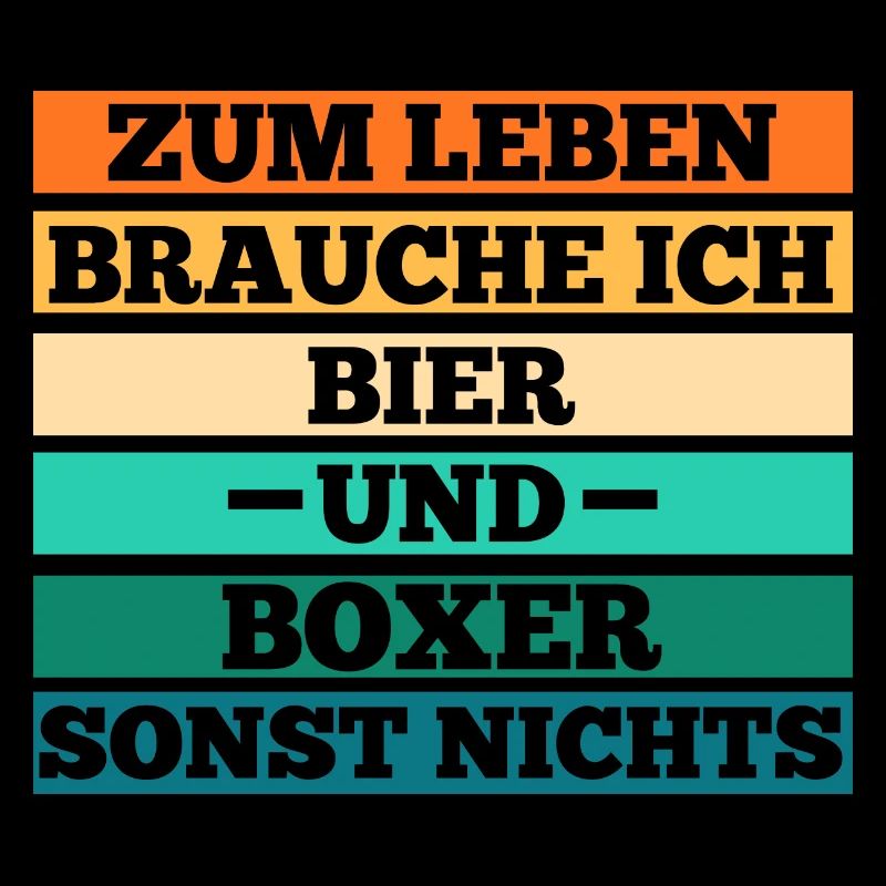 Hund Bier Deutscher Boxer