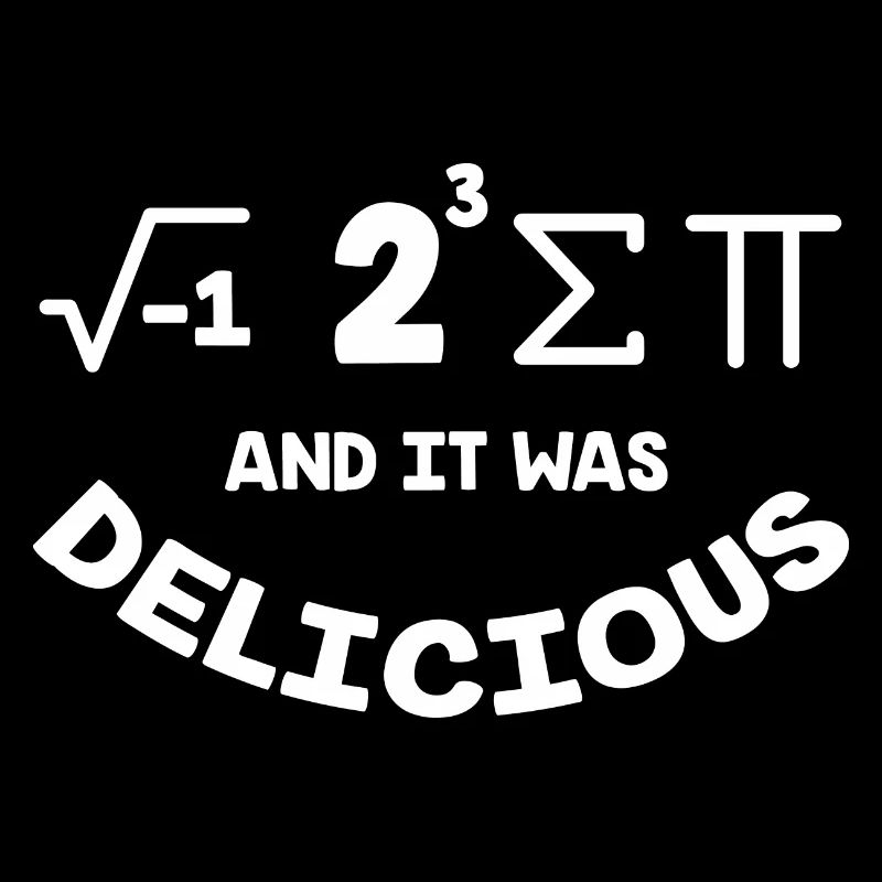 Ich aß etwas PU-Mathe-Lehrer-Mathematiker-Geschenk-Idee