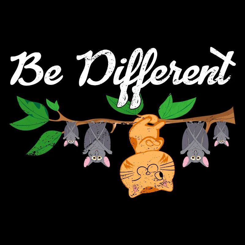 Funny Be Different Cat
