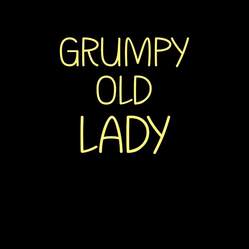 grumpy old lady