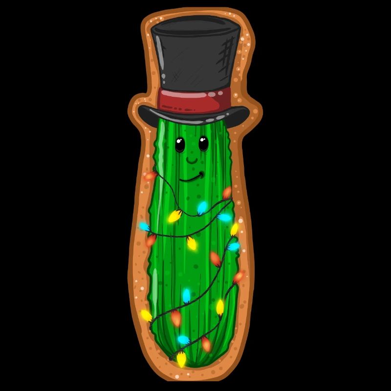 Concombre de Noël avec haut-de-forme