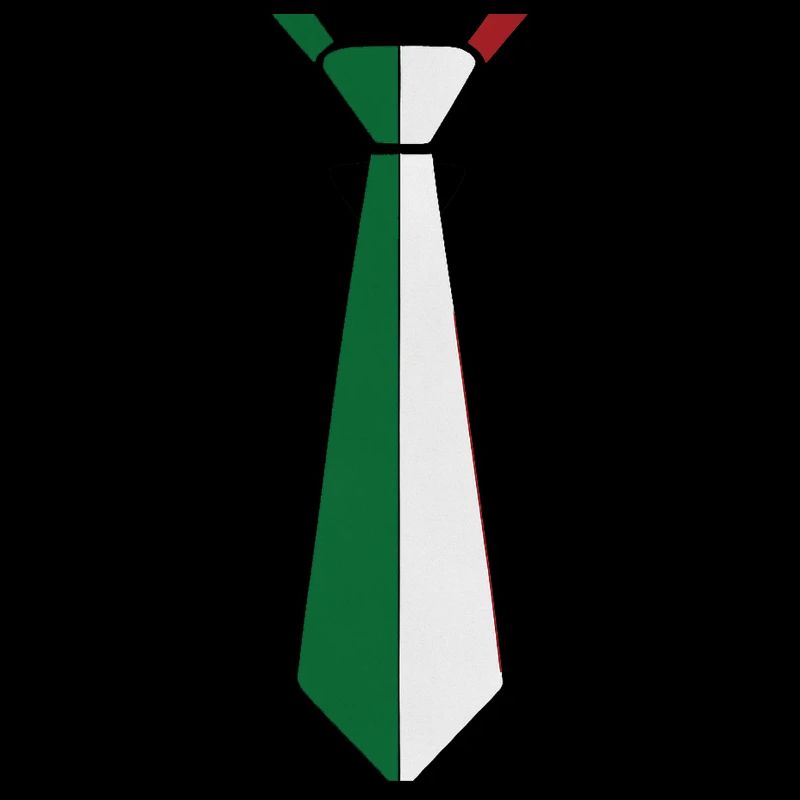 Cravate Italie – Conception du drapeau