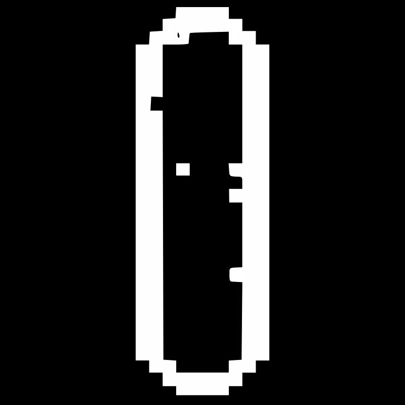 Icône de pixel de la bactérie bâton