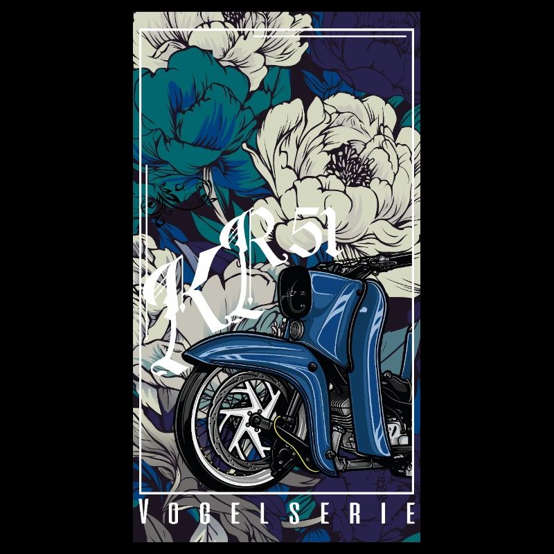 Schwalbe (blau) // Illustration