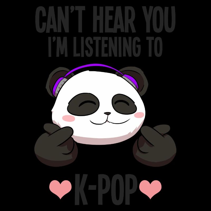 Panda Bear Corée Musique coréenne I Cadeau