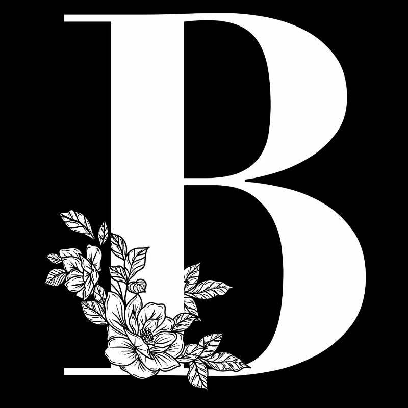 Lettre B Fleur