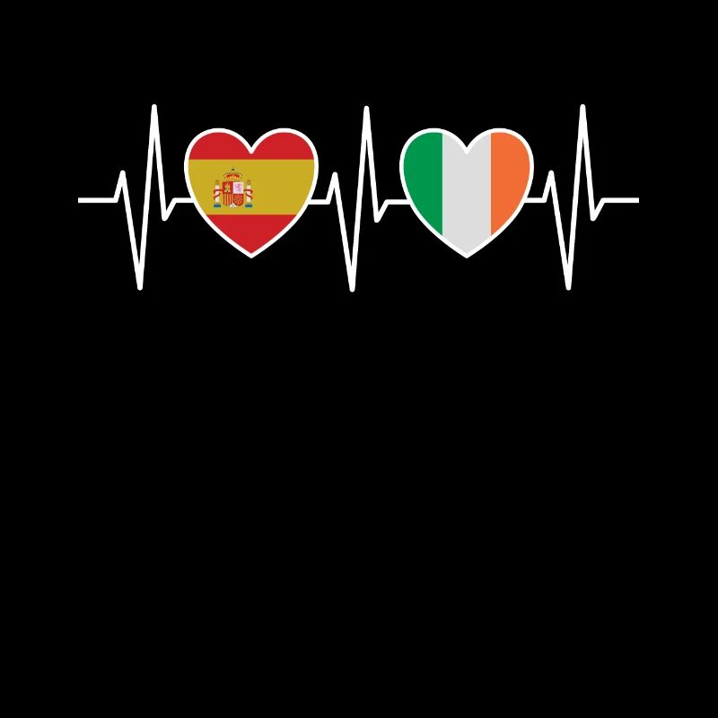 Espagne et Irlande Drapeau irlandais Drapeaux