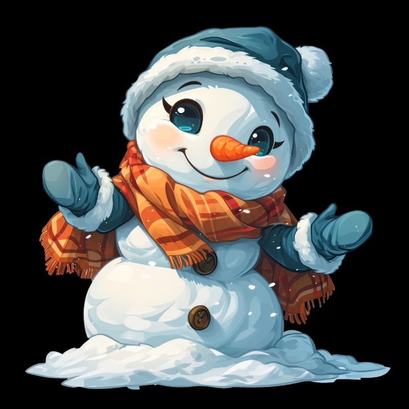Snowman for children