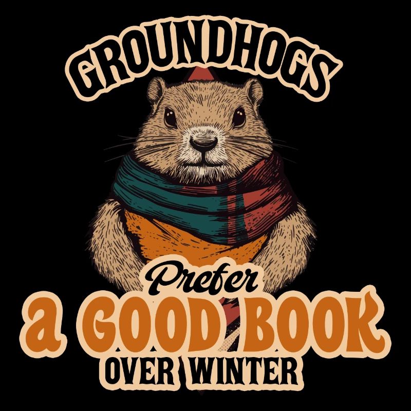 Groundhogs Prefer A Good Book Over Winter