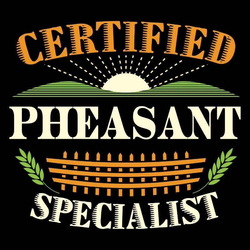 Certified Pheasant Specialist Farmer Funny