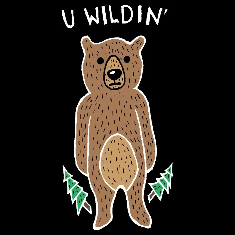 U Wildin' Bear (White)
