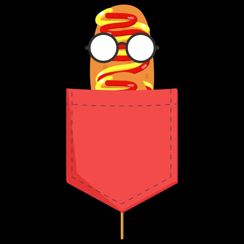 Corndog dans une poche