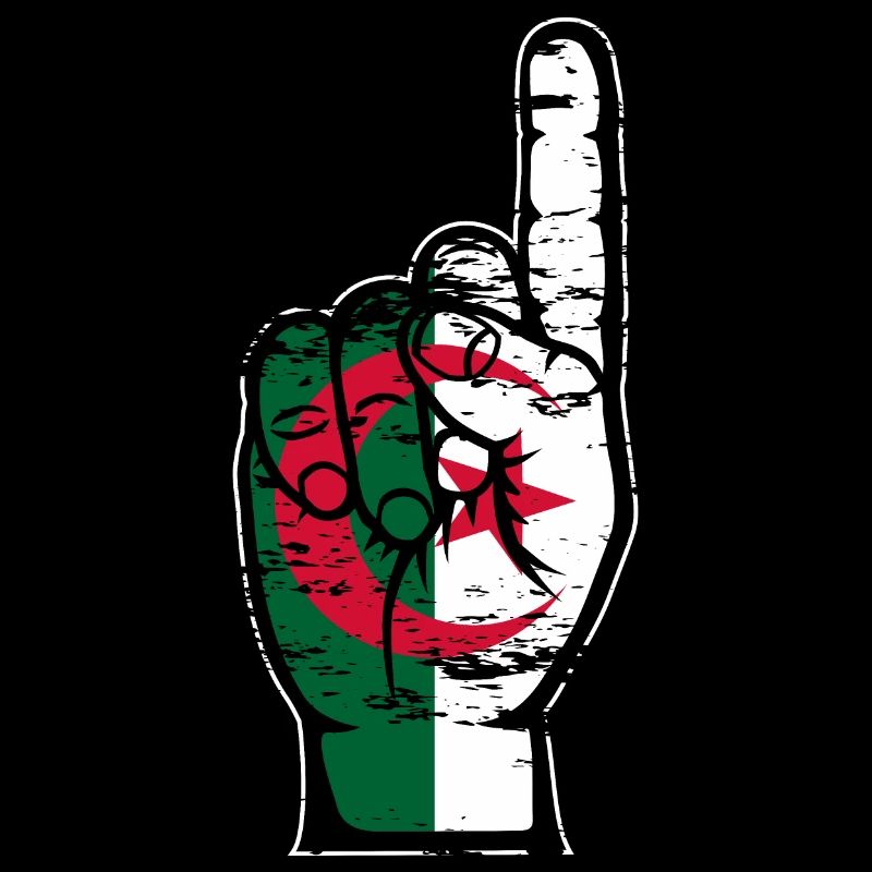 Drapeau de l’Algérie numéro 1 utilisé