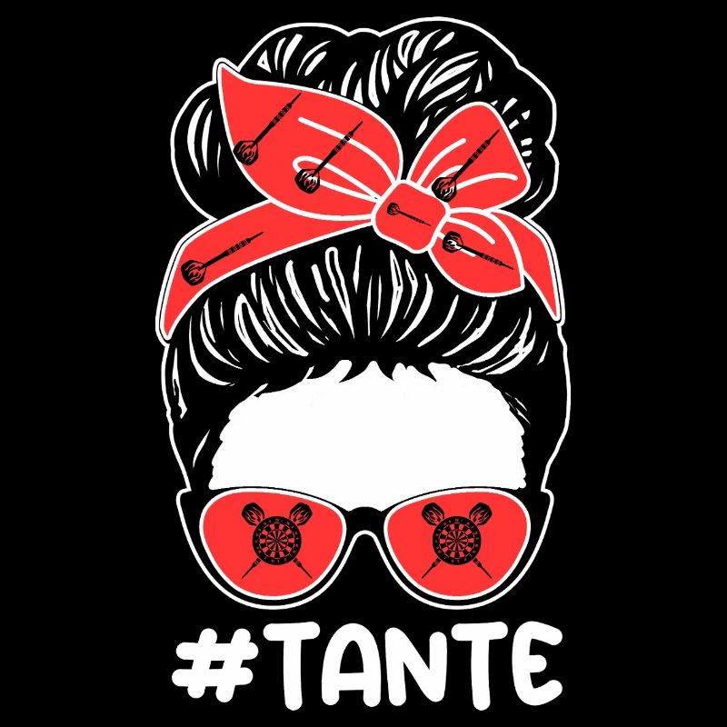 Joueuse de fléchettes Tante Fléchettes