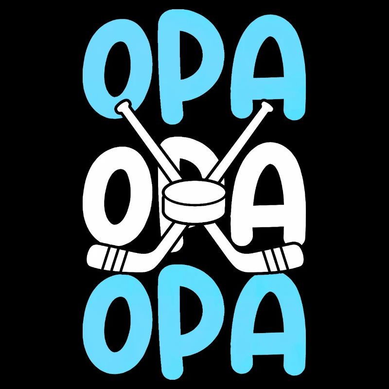 Eishockeyspieler Opa Eishockey
