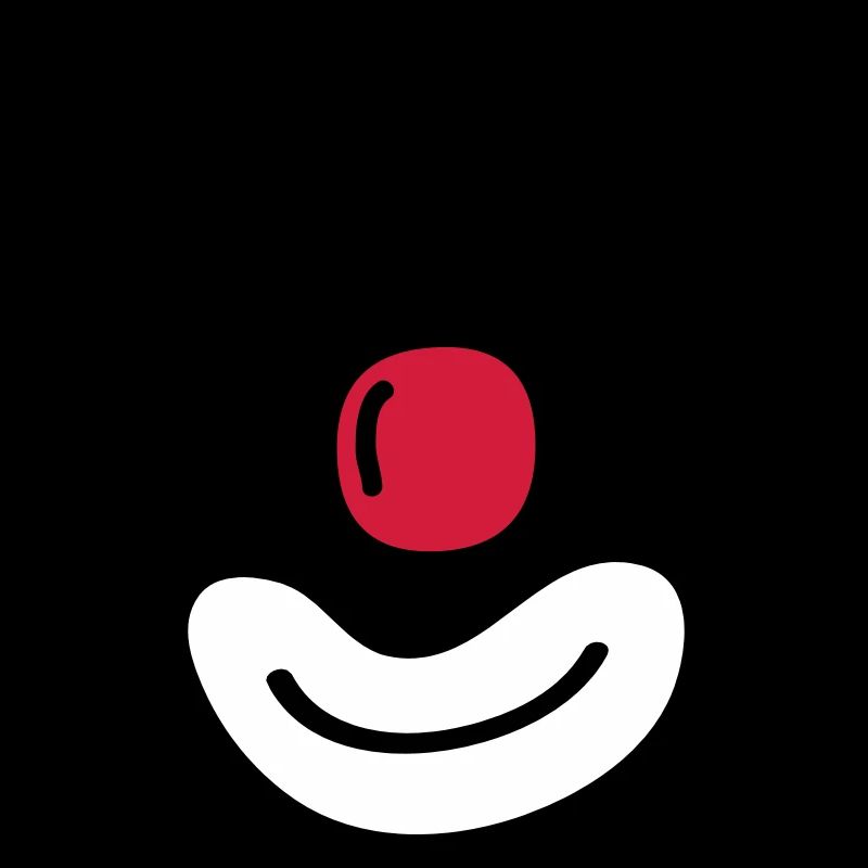 clown smile face