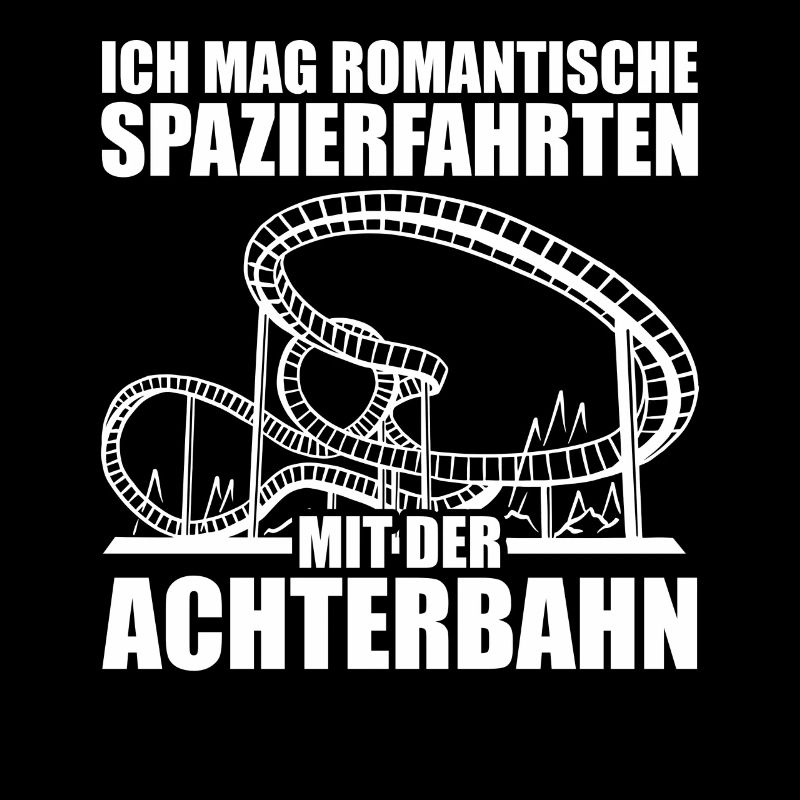 Mit der Achterbahn Freizeitpark Rollercoaster