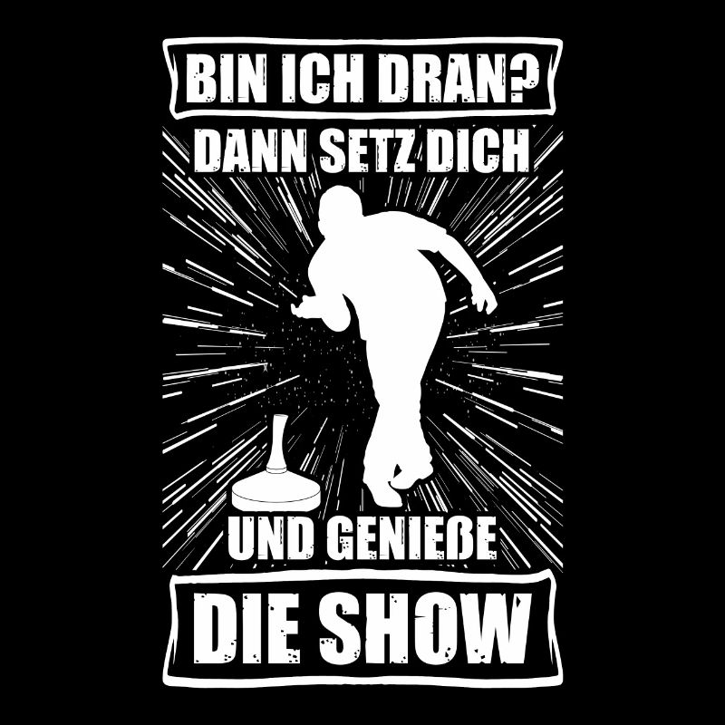 Bin ich dran? Eisstockschießen Stockschießen