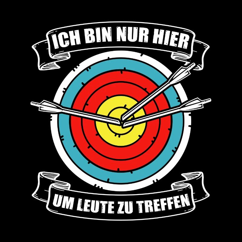 Nur hier Pfeil Bogen Bogenschießen Bogenschütze