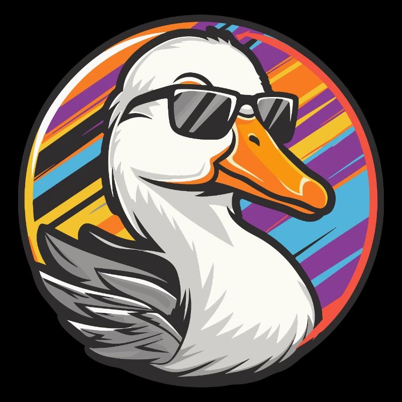 Gans Comic Cool Sommer