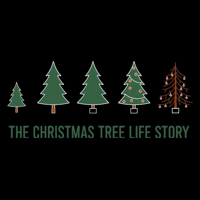 Christmas Tree Evolution – Funny Xmas Design