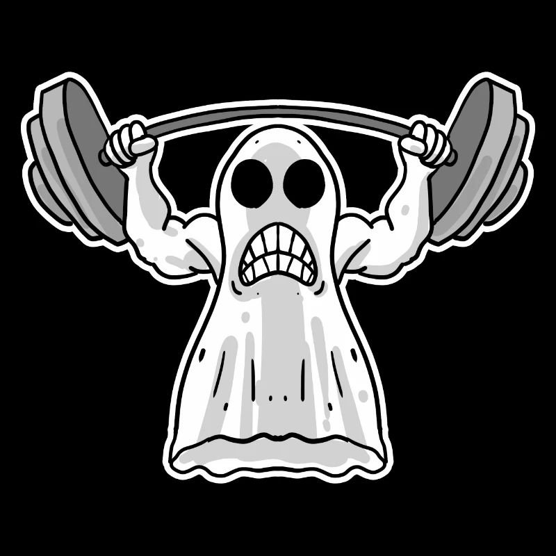 Lifting Weight - Ghost Motif
