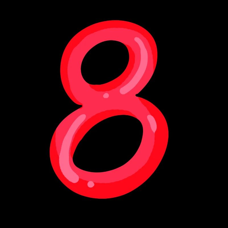 8 rouge